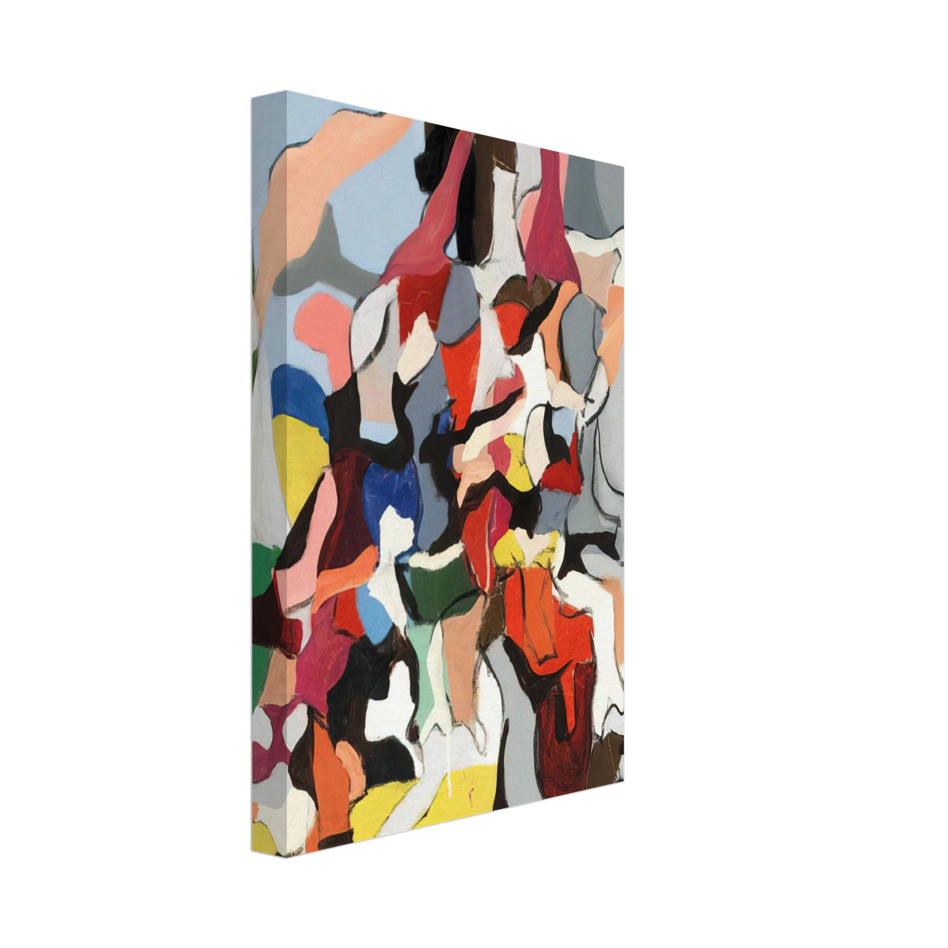 Robert Goodnough - Composition - Abstract Expressionism Canvas - 70x100 cm / 28x40 inches-canvas