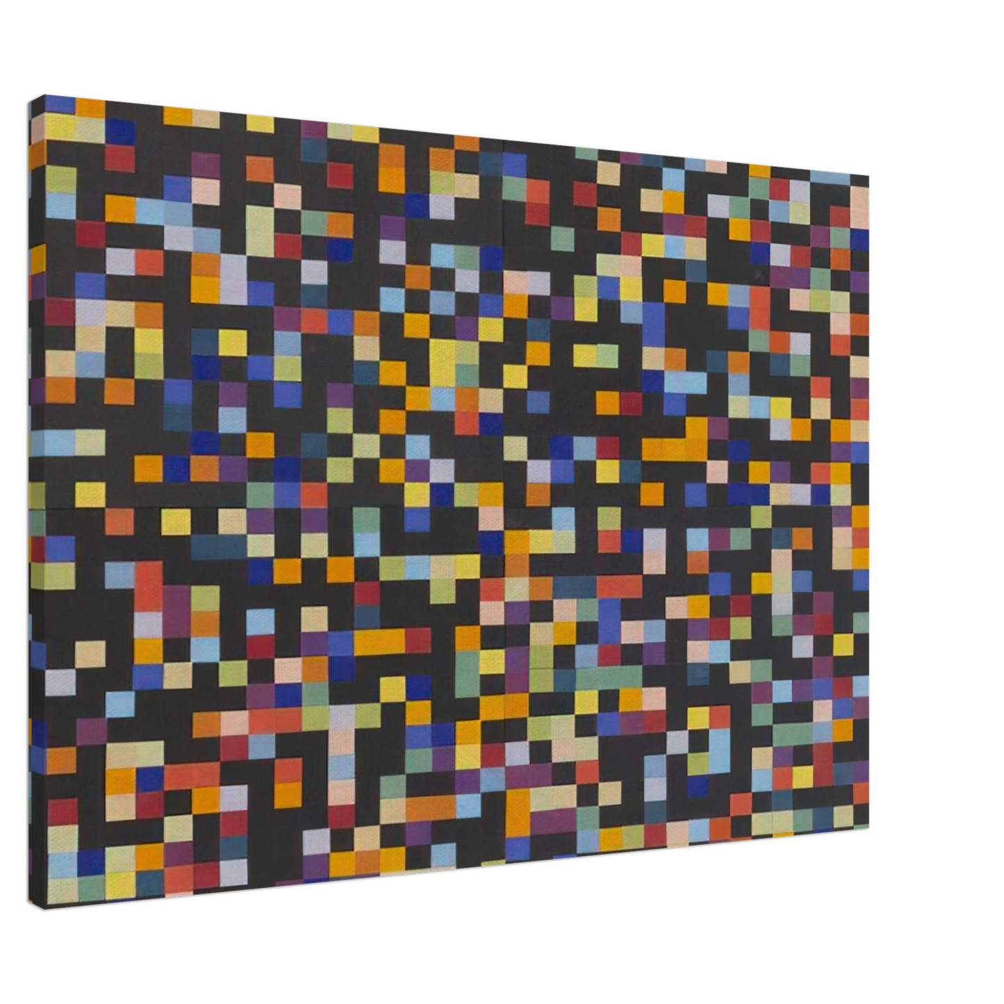 Ellsworth Kelly - Spectrum Colors Arranged by Chance VI Canvas - 20x30 cm / 8x12 inches-canvas