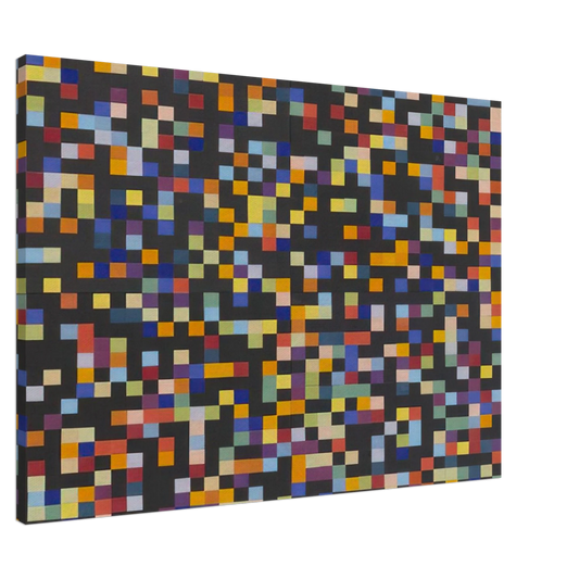 Ellsworth Kelly - Spectrum Colors Arranged by Chance VI Canvas - 20x30 cm / 8x12 inches-canvas