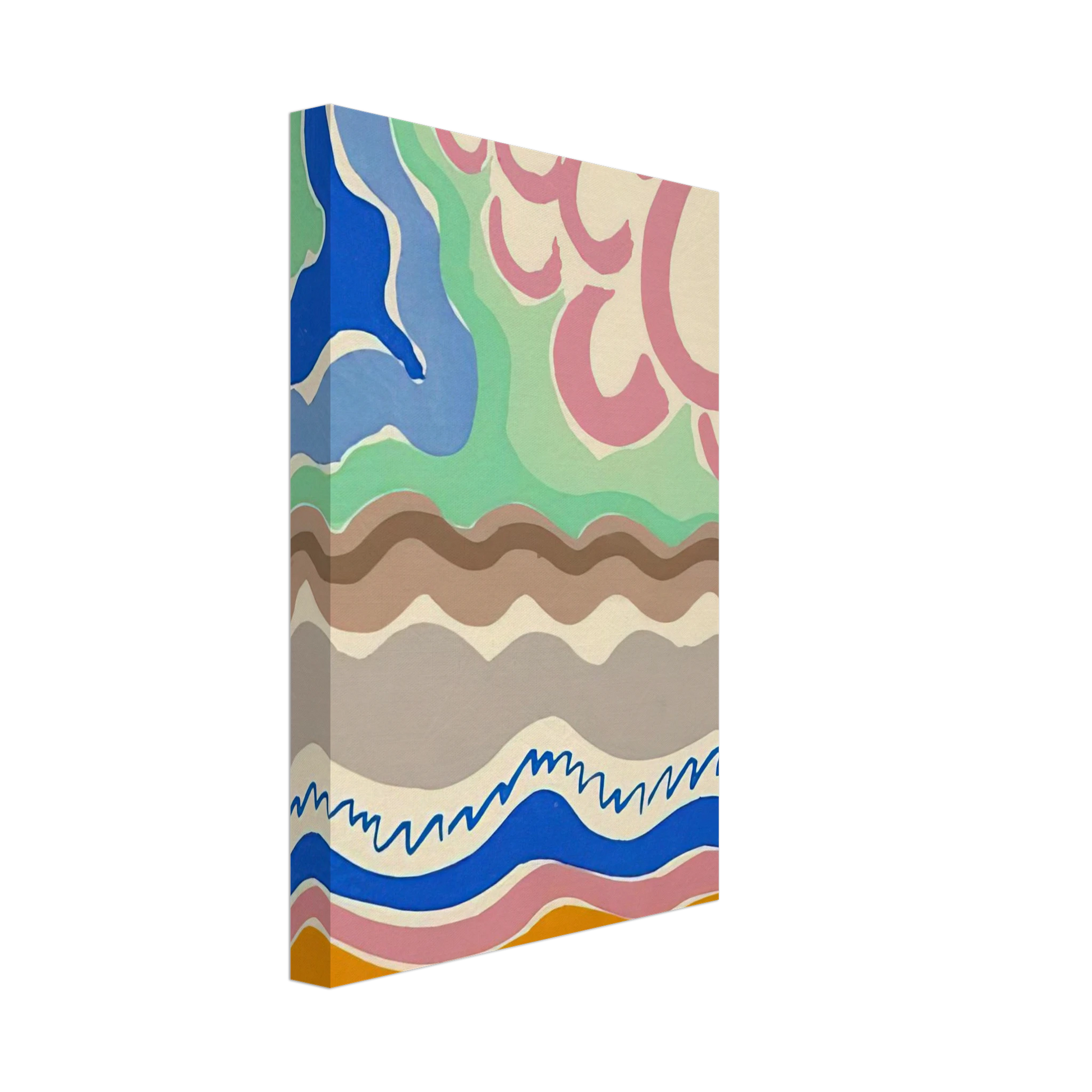 Sonia Delaunay - COMPOSITIONS COLORS IDEAS 14 Canvas - 70x100 cm / 28x40 inches-canvas