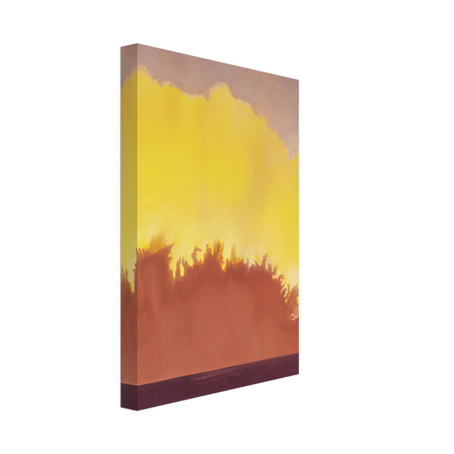 Ronnie Landfield - Little Sister - 1979 Canvas - 40x60 cm / 16x24 inches-canvas