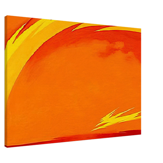 Georgia O'Keeffe - From the Plains II Canvas - 20x30 cm / 8x12 inches-canvas