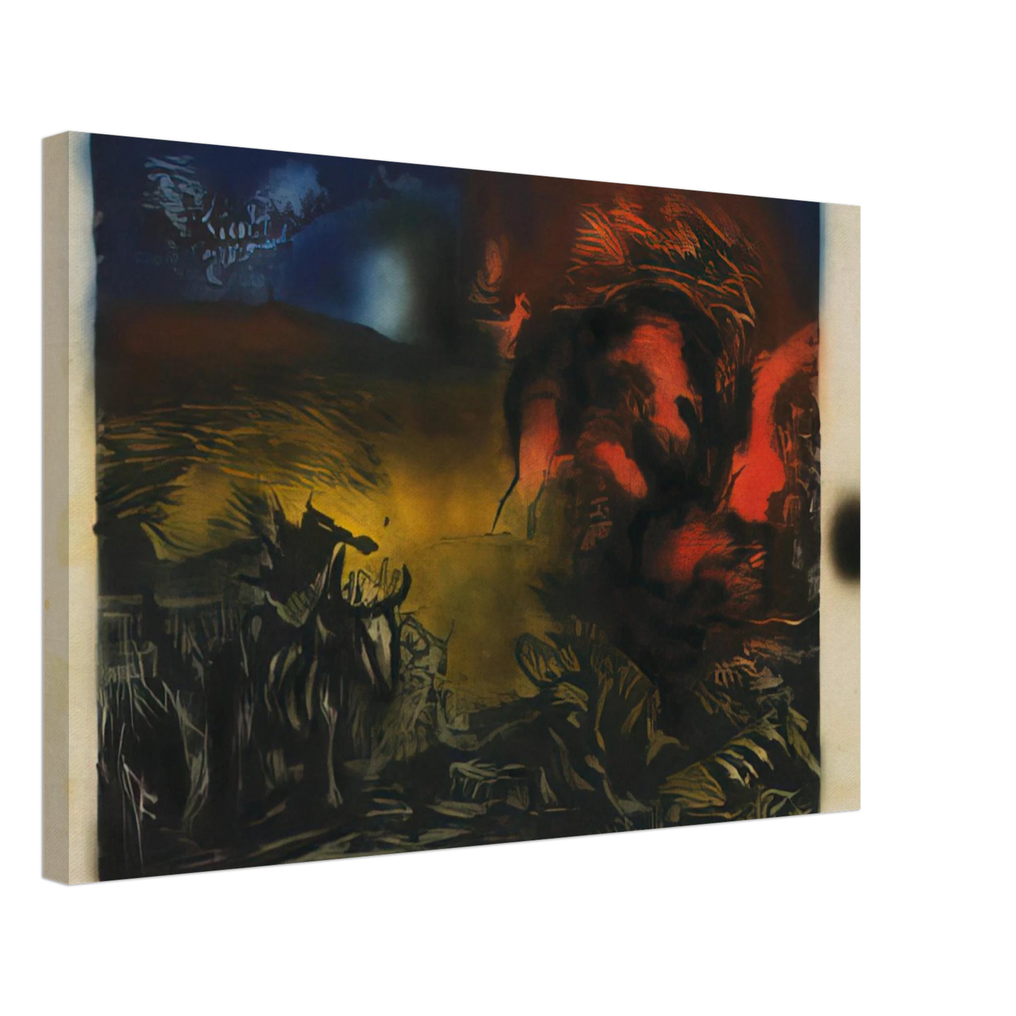 Jackson Pollock - LANDSCAPE WITH STEER 1937 Canvas - 70x100 cm / 28x40 inches-canvas