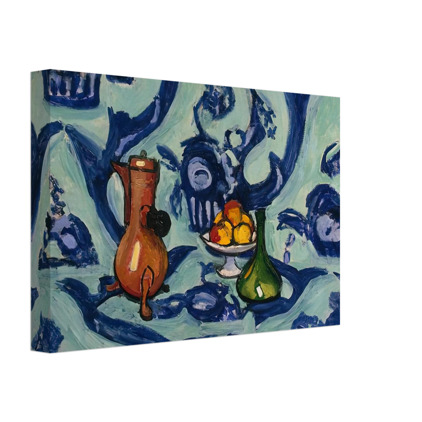 Henri Matisse - STILL LIFE WITH BLUE TABLECLOTH 1906 Canvas - 40x60 cm / 16x24 inches-canvas
