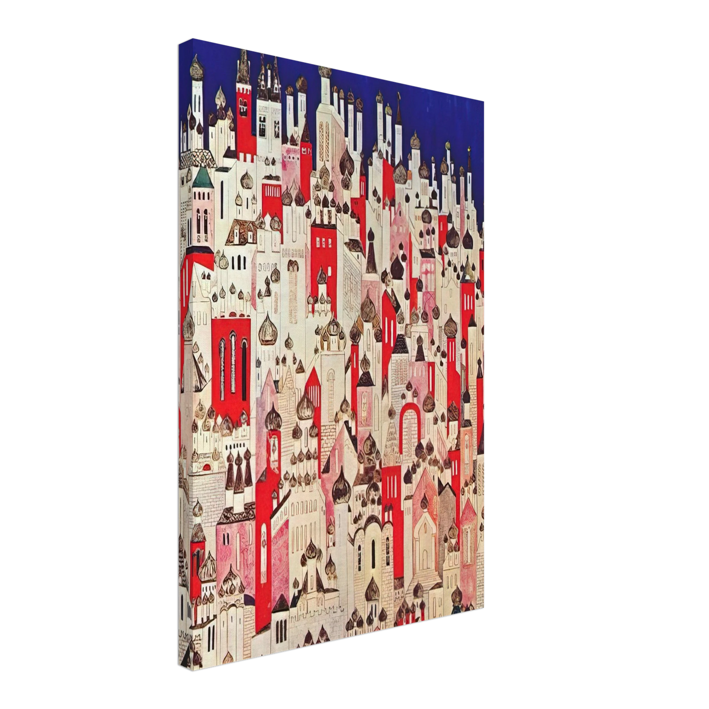 Natalia Goncharova - Design for final backcloth - 1926 Canvas - 40x60 cm / 16x24 inches-canvas