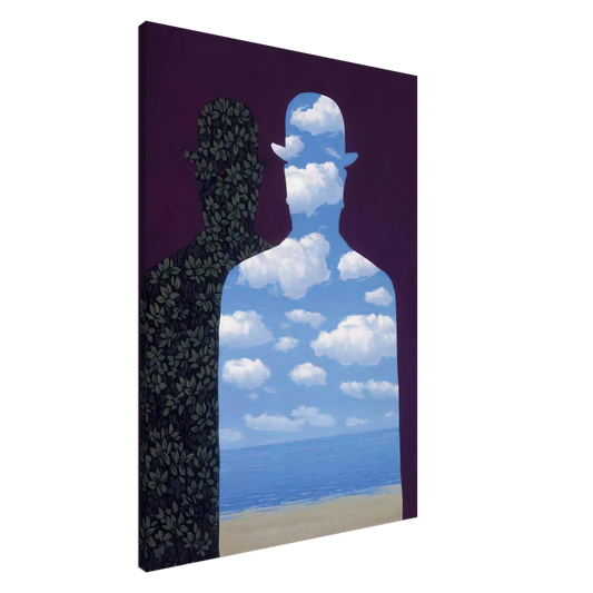 Rene Magritte - HIGH SOCIETY 1962 Canvas - 20x30 cm / 8x12 inches-canvas