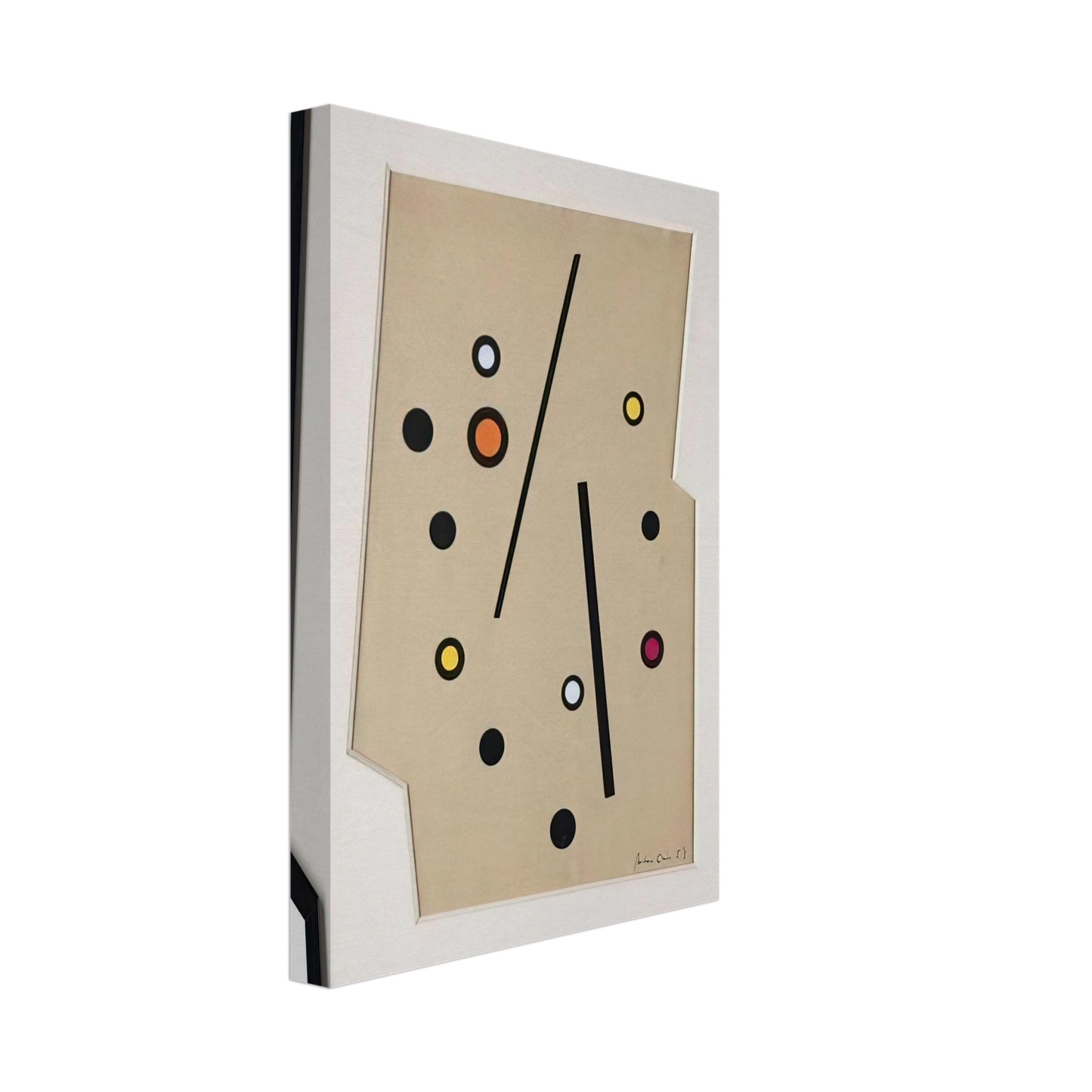 Carmelo Arden Quin - Forme Madi - 1958 Canvas - 70x100 cm / 28x40 inches-canvas