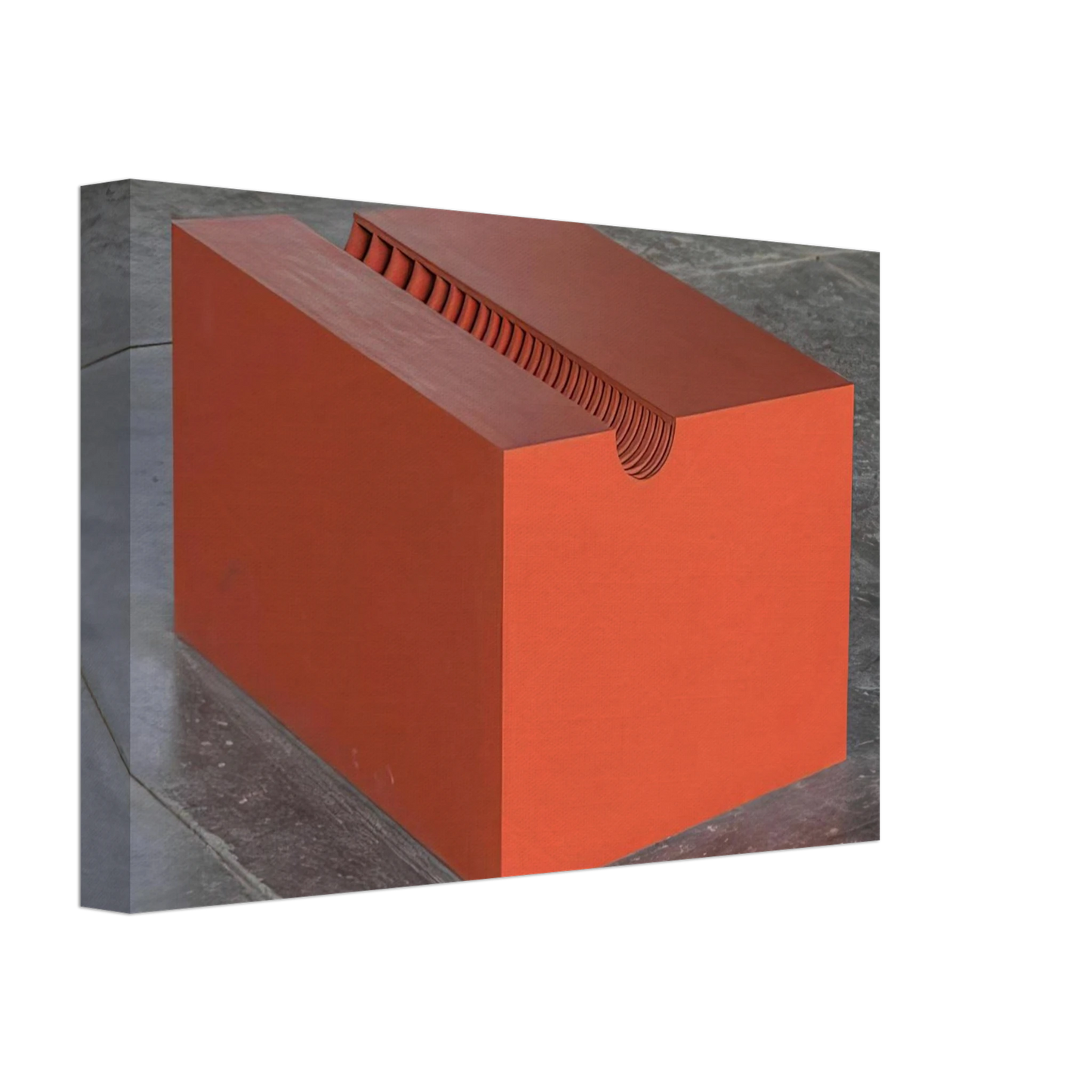 Donald Judd - Untitled The Block - 1963 Canvas - 40x60 cm / 16x24 inches-canvas