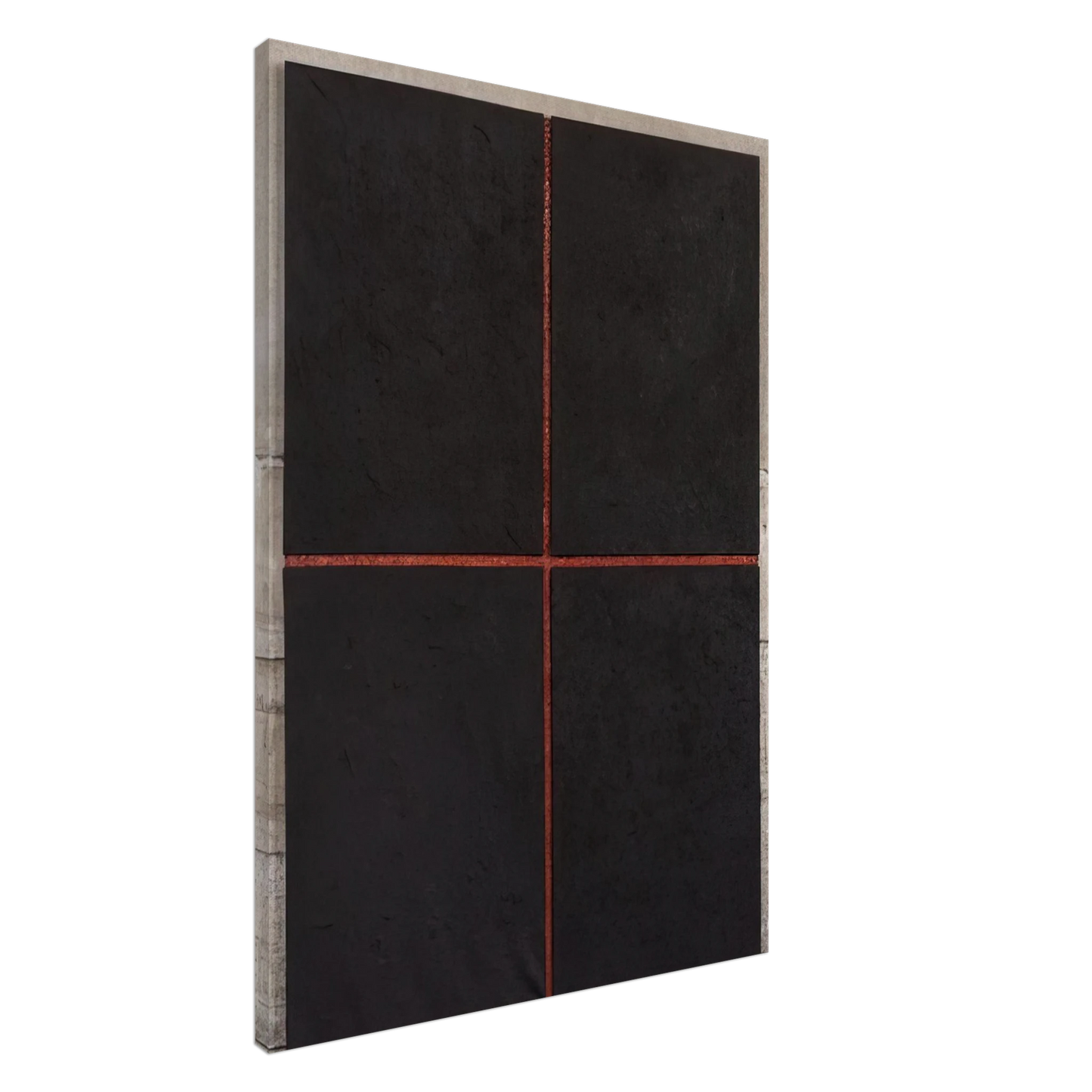 Donald Judd - Untitled First Relief - 1961 Canvas - 20x30 cm / 8x12 inches-canvas