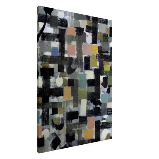 Bradley Walker Tomlin - Number 13 - 1952 Canvas - 20x30 cm / 8x12 inches-canvas