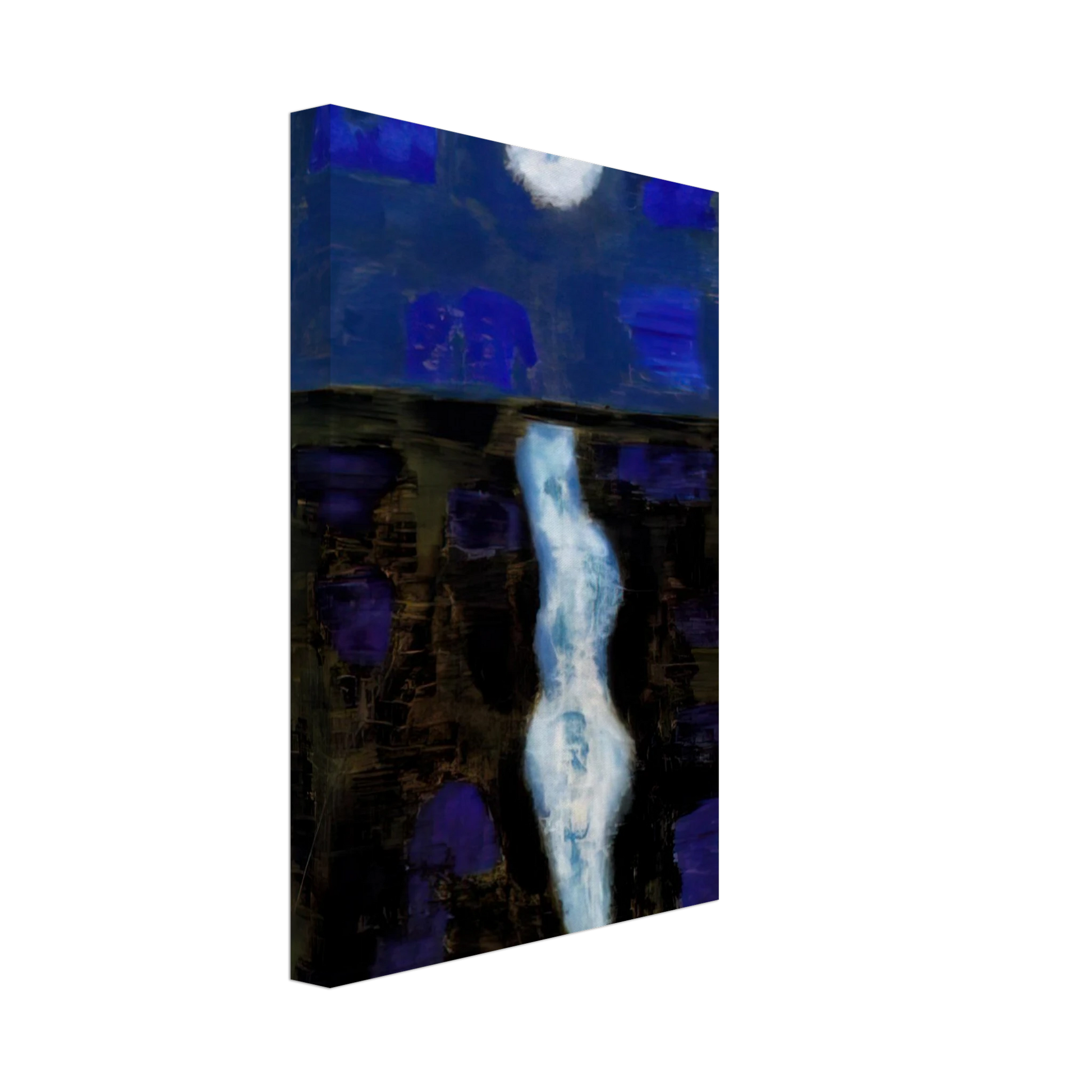 Milton Avery - White Moon - 1957 Canvas - 40x60 cm / 16x24 inches-canvas