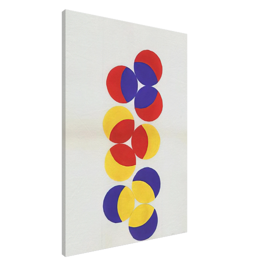 Leon Polk Smith - Untitled - 1968 Canvas - 20x30 cm / 8x12 inches-canvas