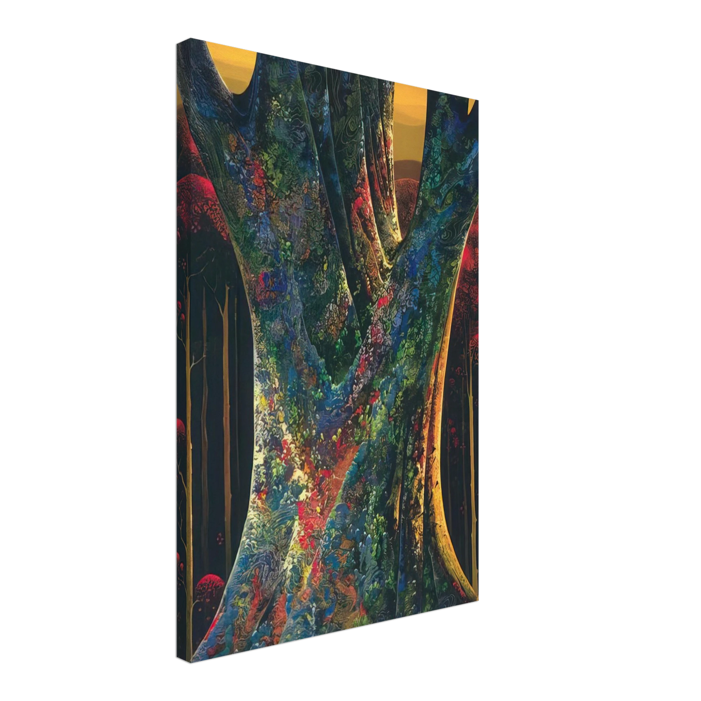 Eyvind Earle - Majestic Tree Canvas - 40x60 cm / 16x24 inches-canvas