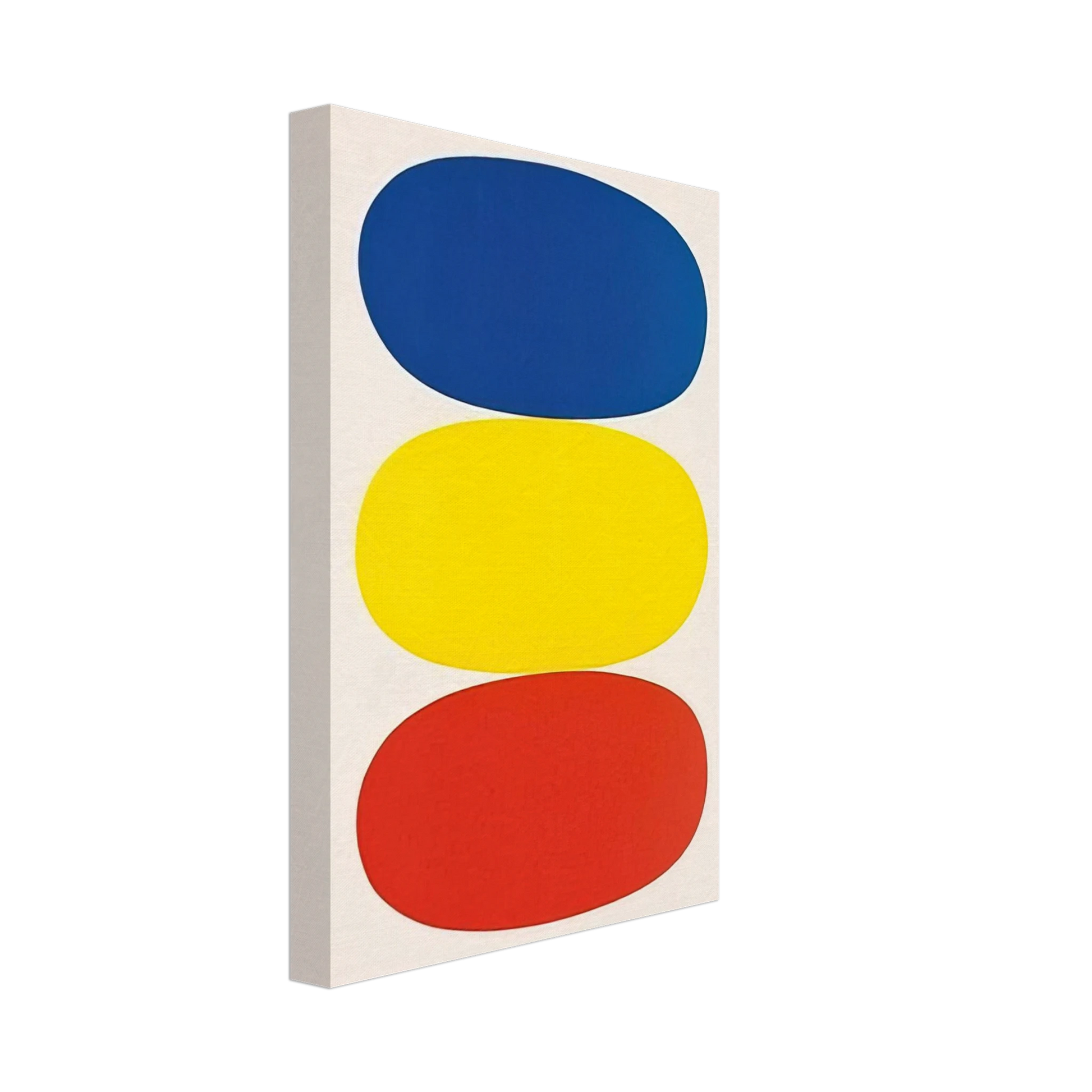 Ellsworth Kelly - Blue and Yellow and Red-Orange Canvas - 70x100 cm / 28x40 inches-canvas