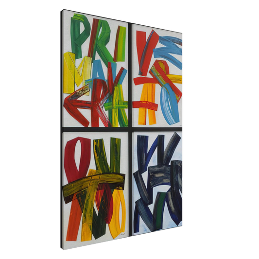 Joao Vieira - Four Seasons - 1989 Canvas - 20x30 cm / 8x12 inches-canvas