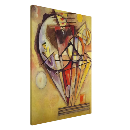 Wassily Kandinsky - ON THE POINTS 1928 Canvas - 20x30 cm / 8x12 inches-canvas