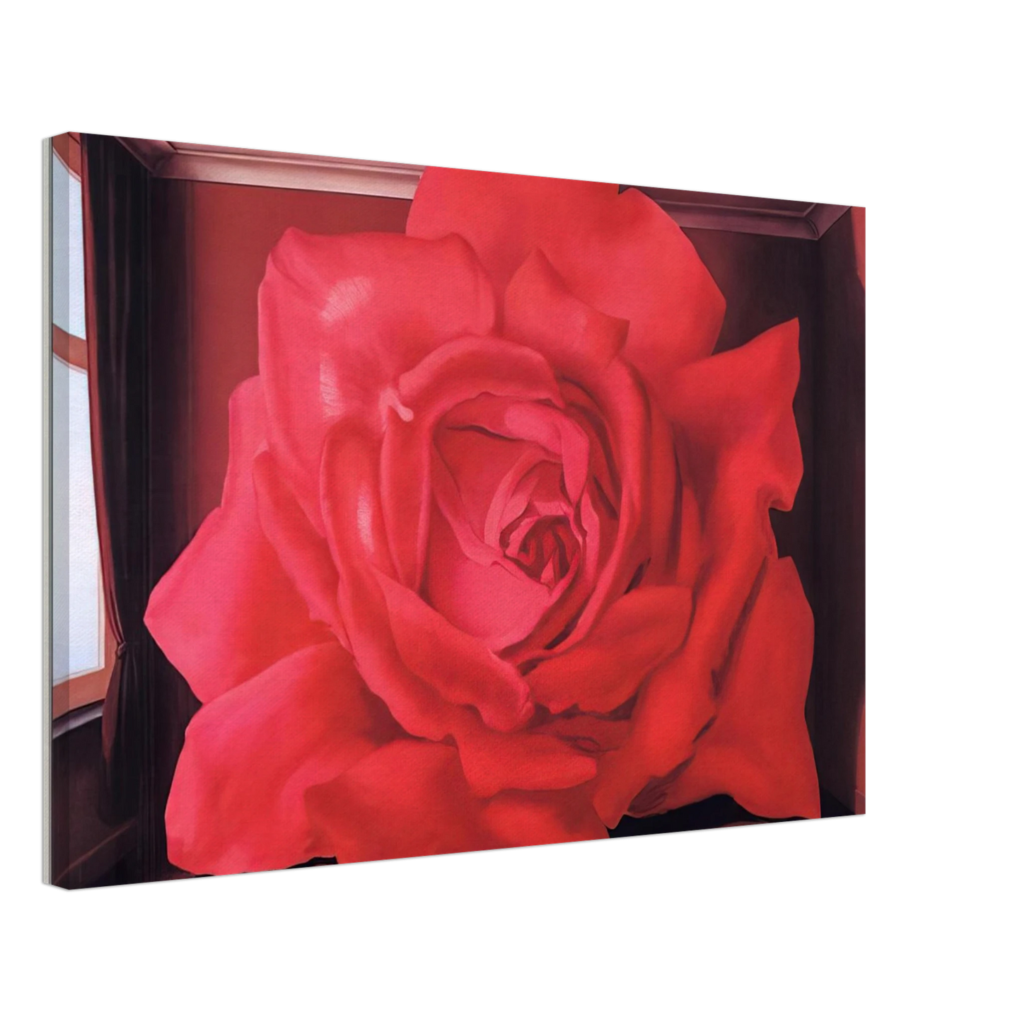 Rene Magritte - THE TOMB OF THE WRESTLERS 1960 Canvas - 40x60 cm / 16x24 inches-canvas