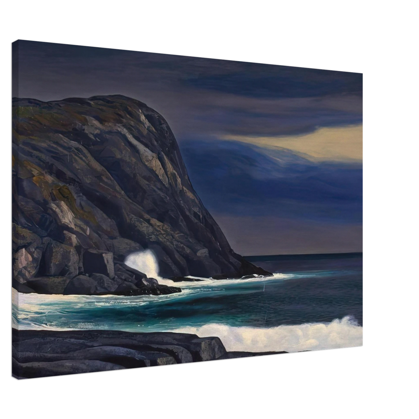 Rockwell Kent - Brewing Storm, Monhegan Canvas - 20x30 cm / 8x12 inches-canvas