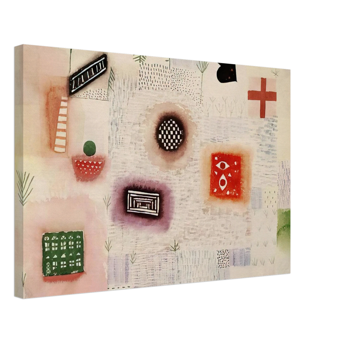 Paul Klee - PLACE SIGNS 1926 Canvas - 70x100 cm / 28x40 inches-canvas