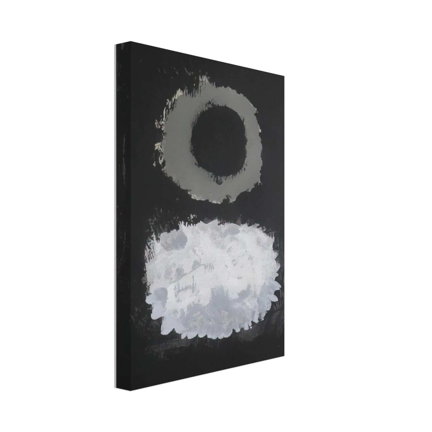 Adolph Gottlieb - Black Field - 1972 Canvas - 70x100 cm / 28x40 inches-canvas