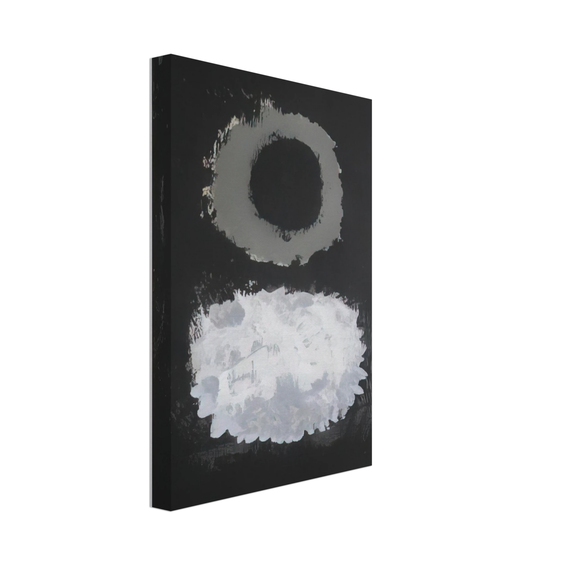 Adolph Gottlieb - Black Field - 1972 Canvas - 70x100 cm / 28x40 inches-canvas