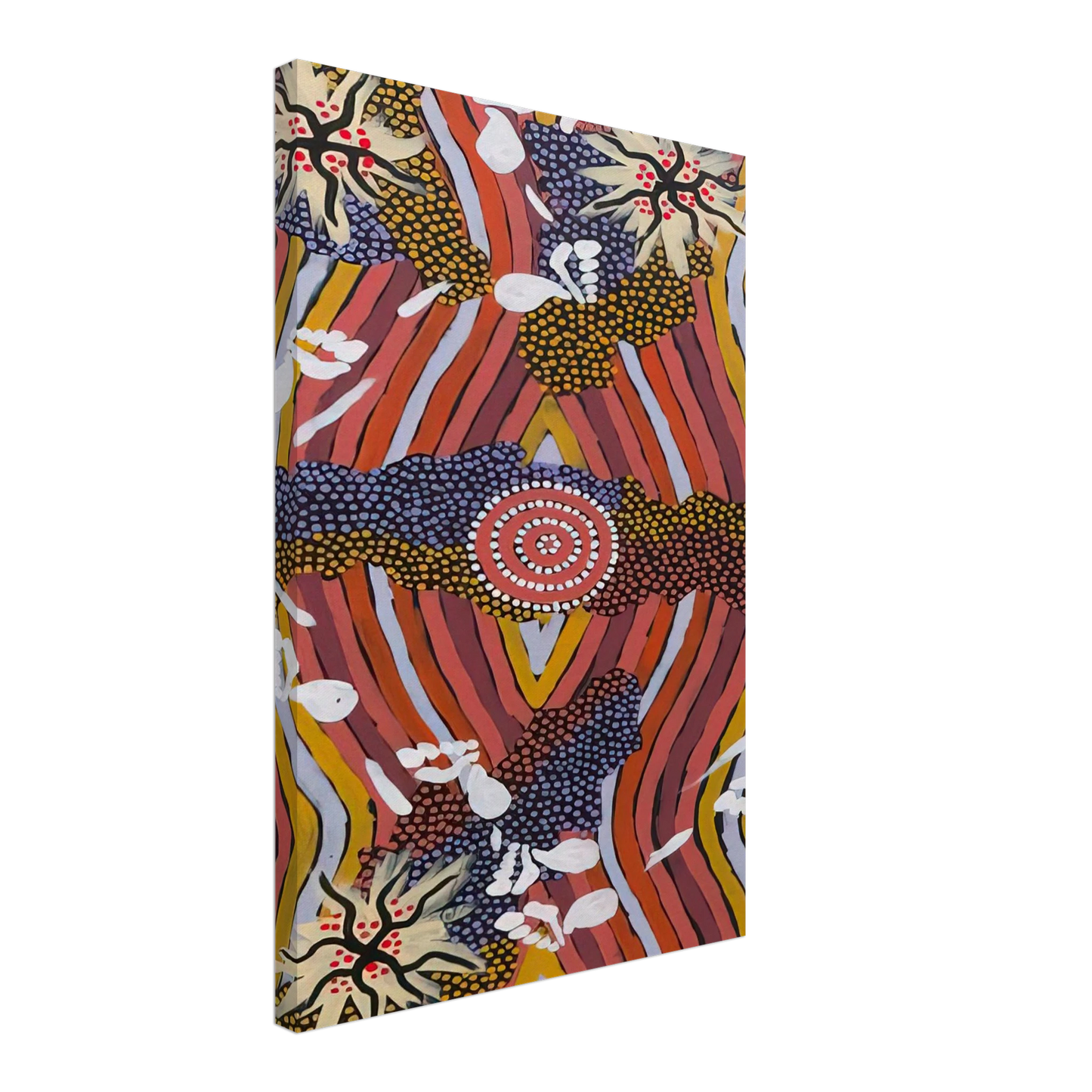 Clifford Possum Tjapaltjarri - Womans Dreaming - 2000 Canvas - 70x100 cm / 28x40 inches-canvas