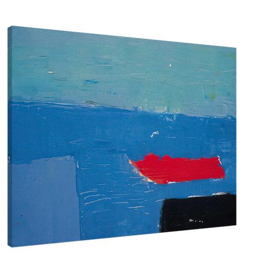 Nicolas de Stael - Bateau - Lyrical Abstraction Canvas - 20x30 cm / 8x12 inches-canvas