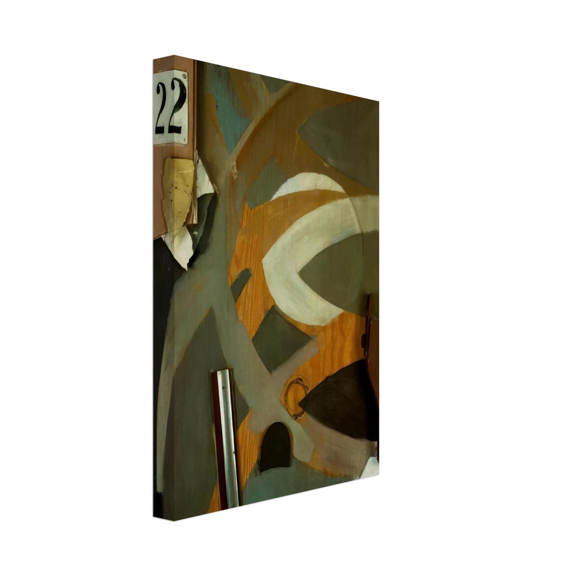 Kurt Schwitters - THE SPRING DOOR 1938 Canvas - 40x60 cm / 16x24 inches-canvas