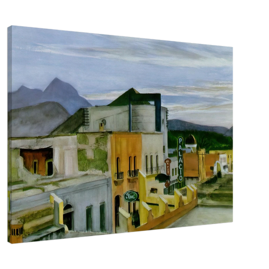 Edward Hopper - El Palacio Canvas - 20x30 cm / 8x12 inches-canvas