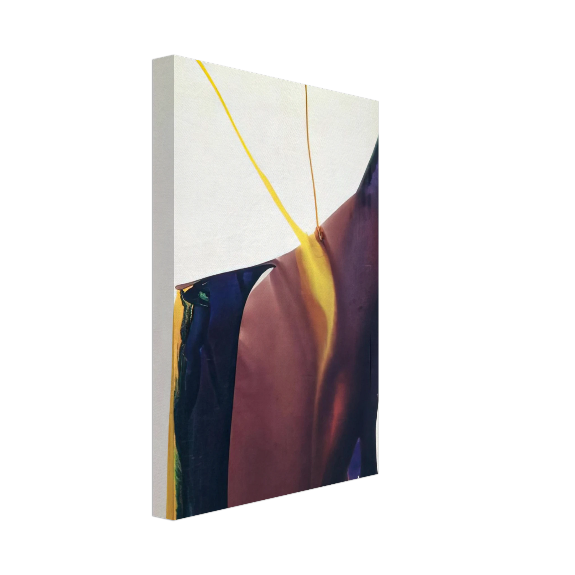 Paul Jenkins - Phenomena Yellow Strike - 1963 Canvas - 70x100 cm / 28x40 inches-canvas