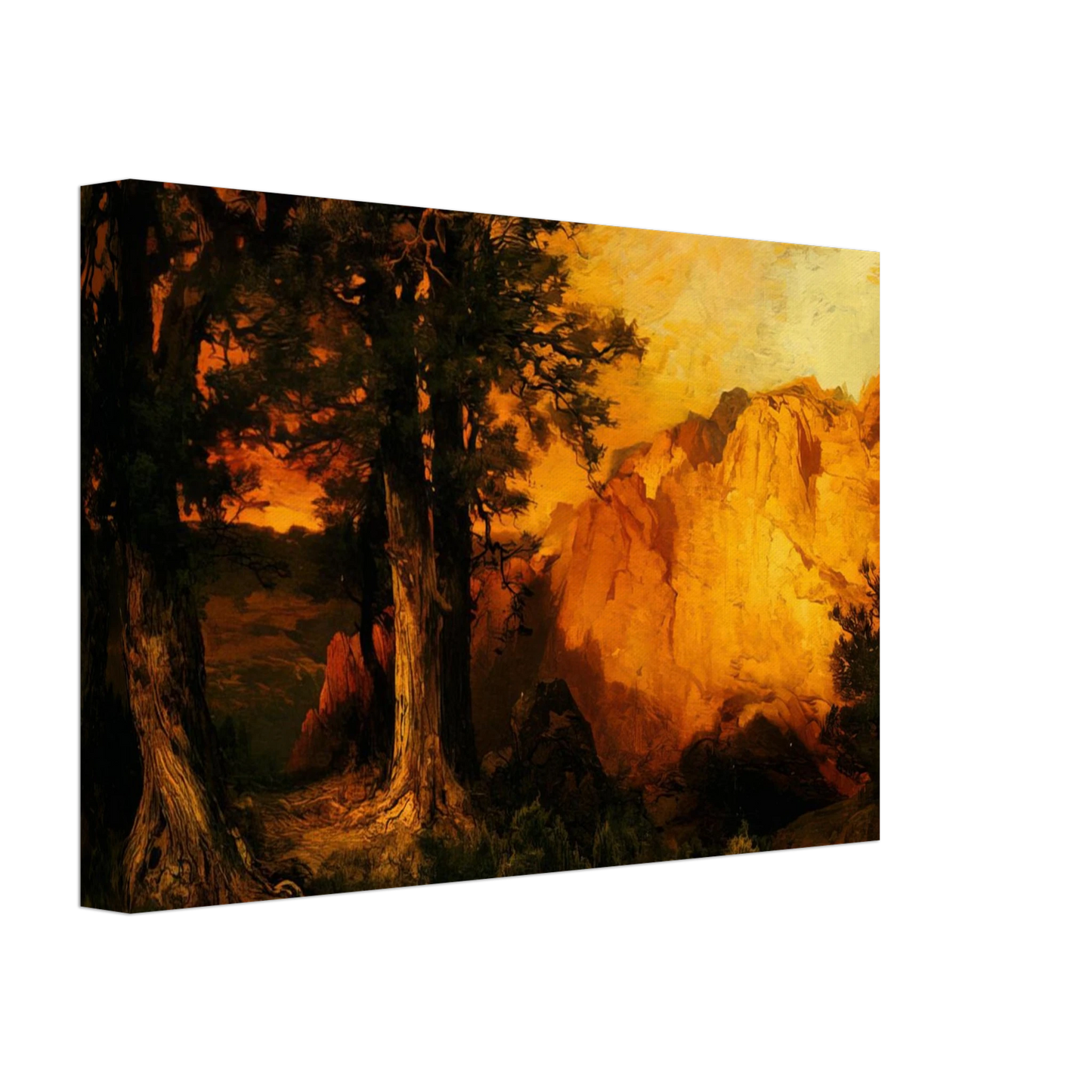 Thomas Moran - The Grand Canyon Canvas - 40x60 cm / 16x24 inches-canvas