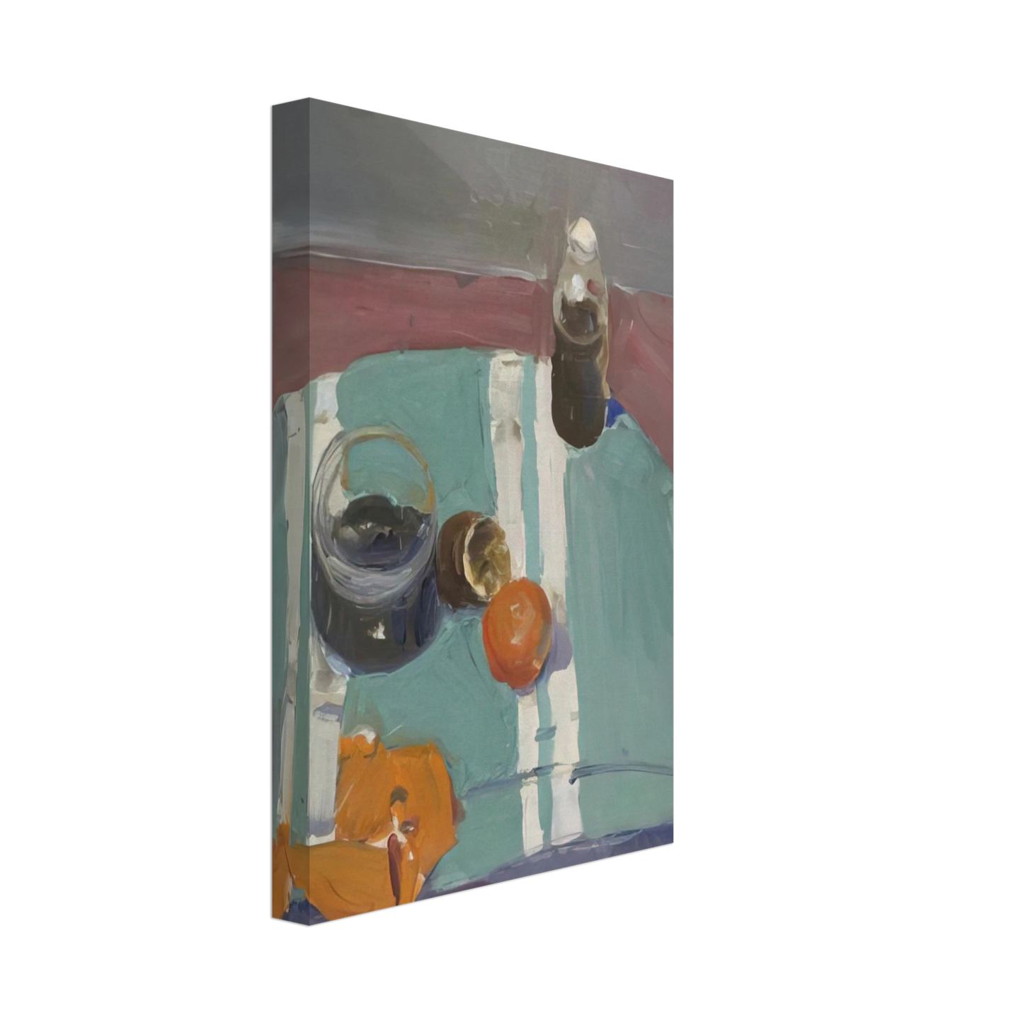 Richard Diebenkorn - Still Life with Orange Peel Canvas - 40x60 cm / 16x24 inches-canvas