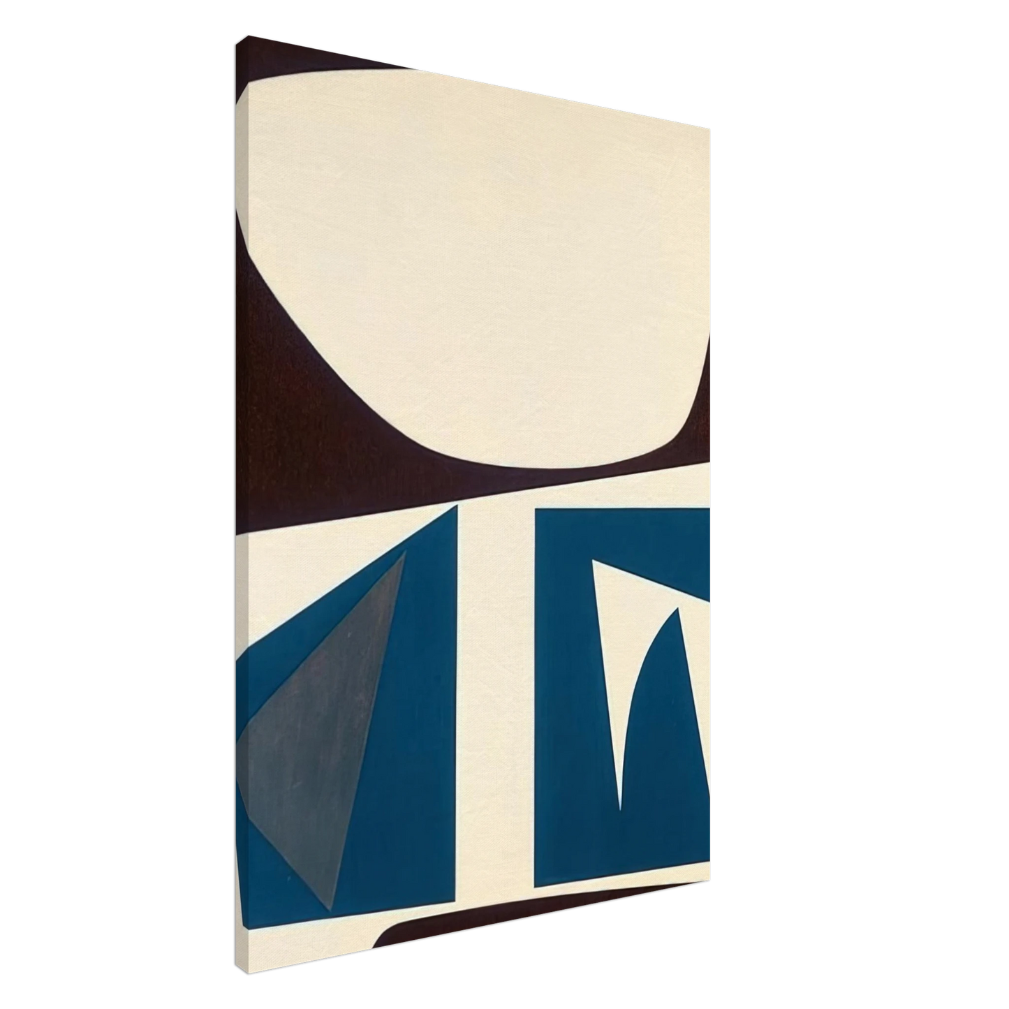 Will Barnet - Untitled - Abstract - Indian Space painting Canvas - 20x30 cm / 8x12 inches-canvas