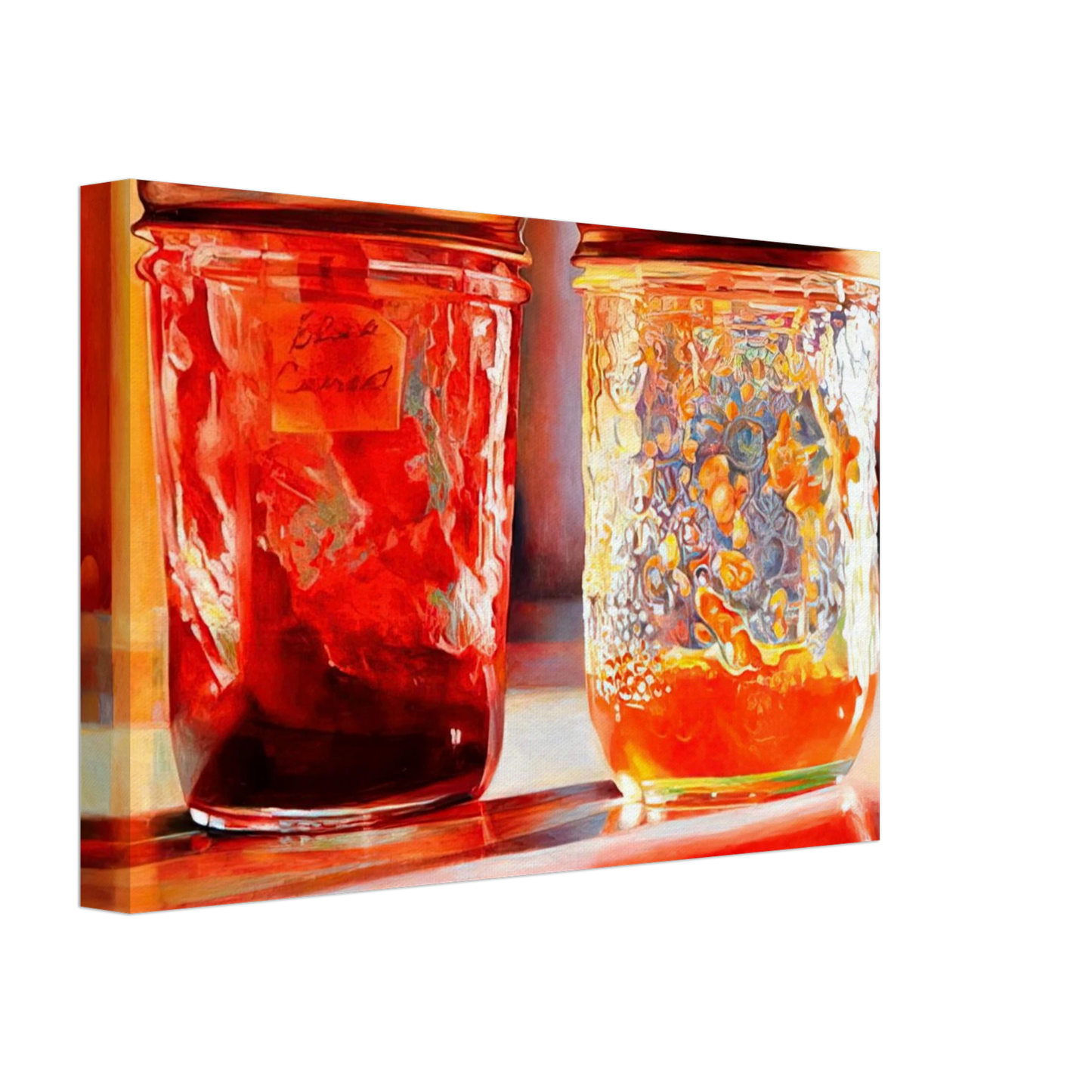 Mary Pratt - Smears of Jam, Lights of Jelly - 2007 Canvas - 40x60 cm / 16x24 inches-canvas