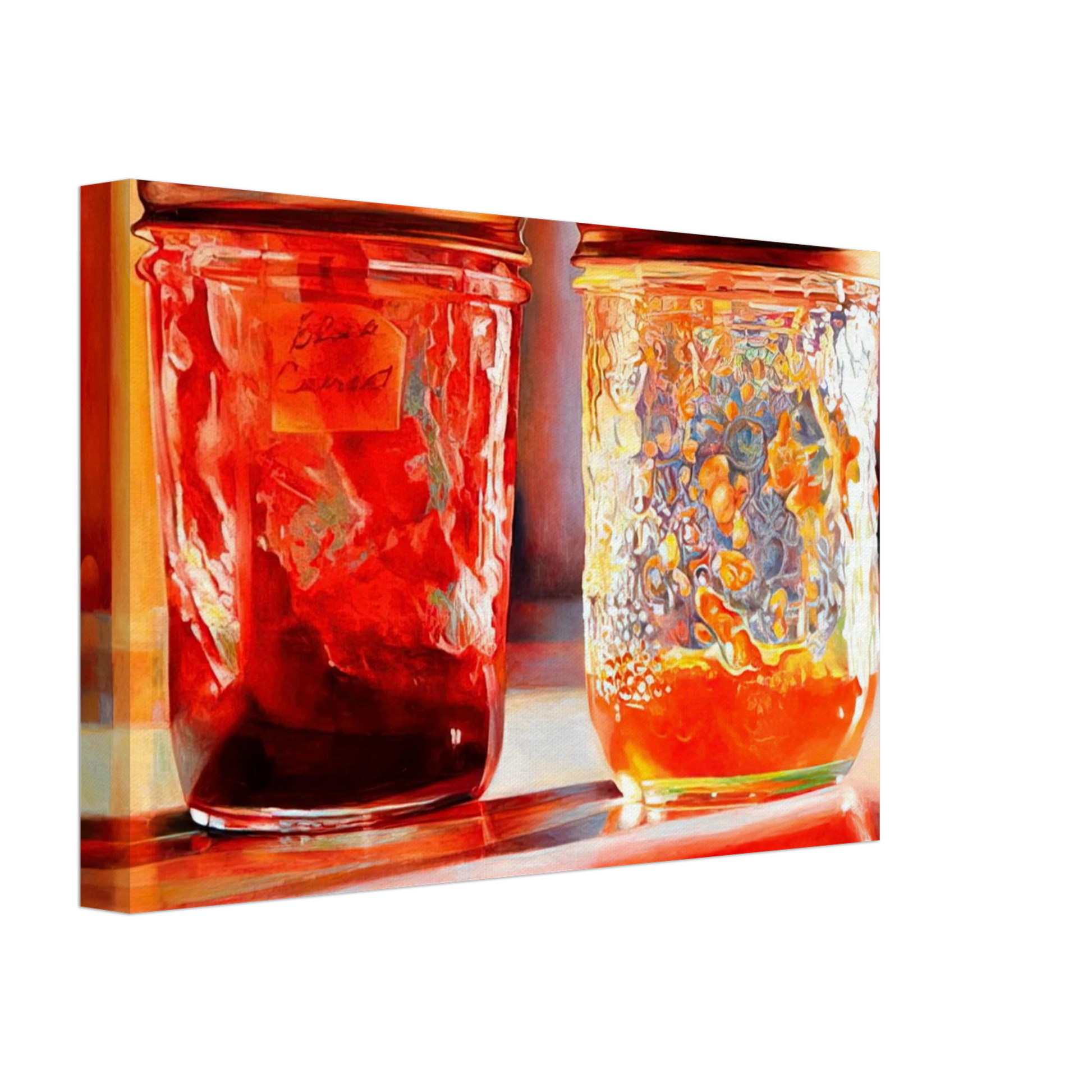 Mary Pratt - Smears of Jam, Lights of Jelly - 2007 Canvas - 40x60 cm / 16x24 inches-canvas