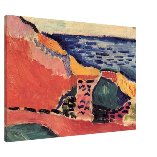 Henri Matisse - LA MOULADE COLLIOURE IN THE SUMMER 1905 Canvas - 20x30 cm / 8x12 inches-canvas