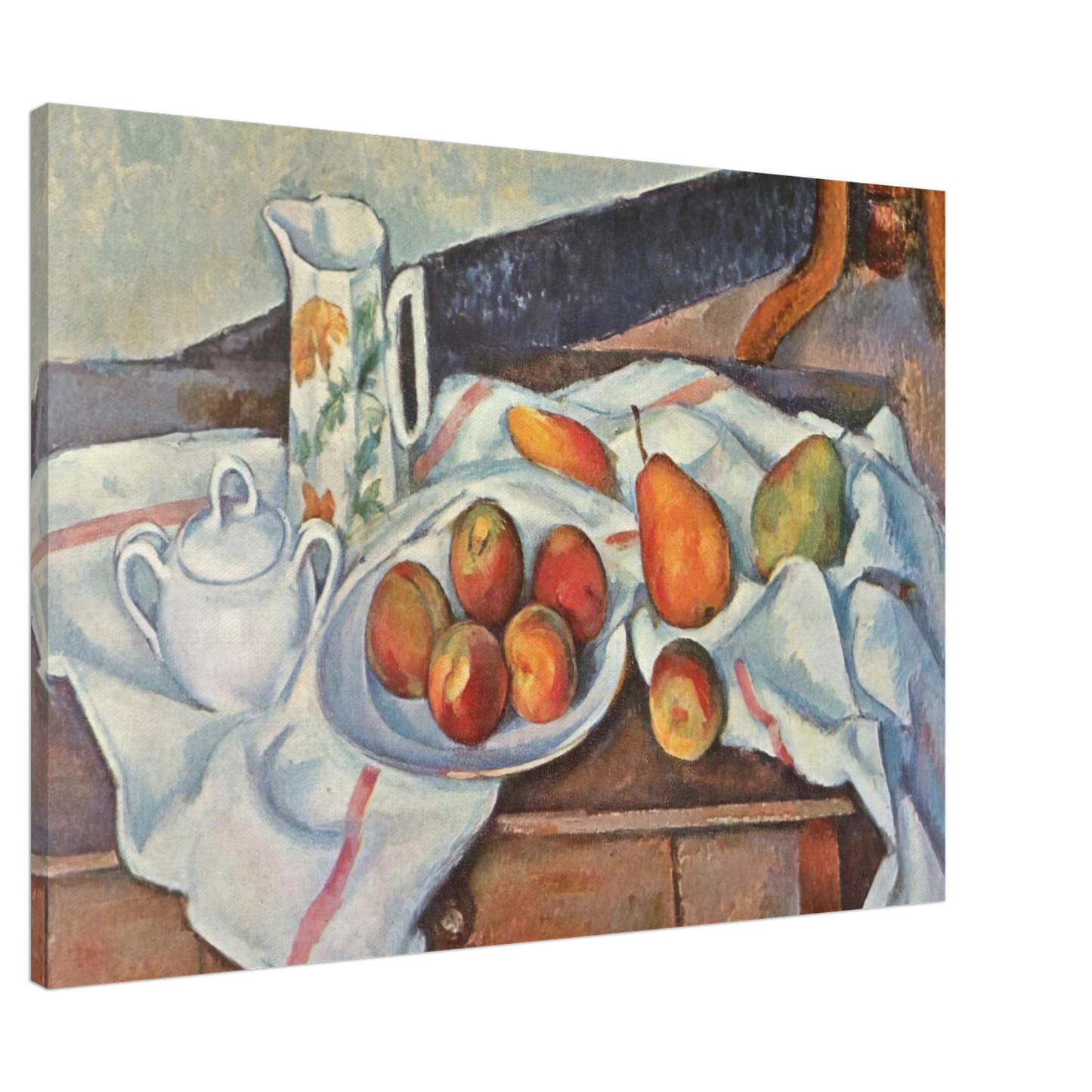 Paul Cezanne - Still Life with Sugar Canvas - 20x30 cm / 8x12 inches-canvas