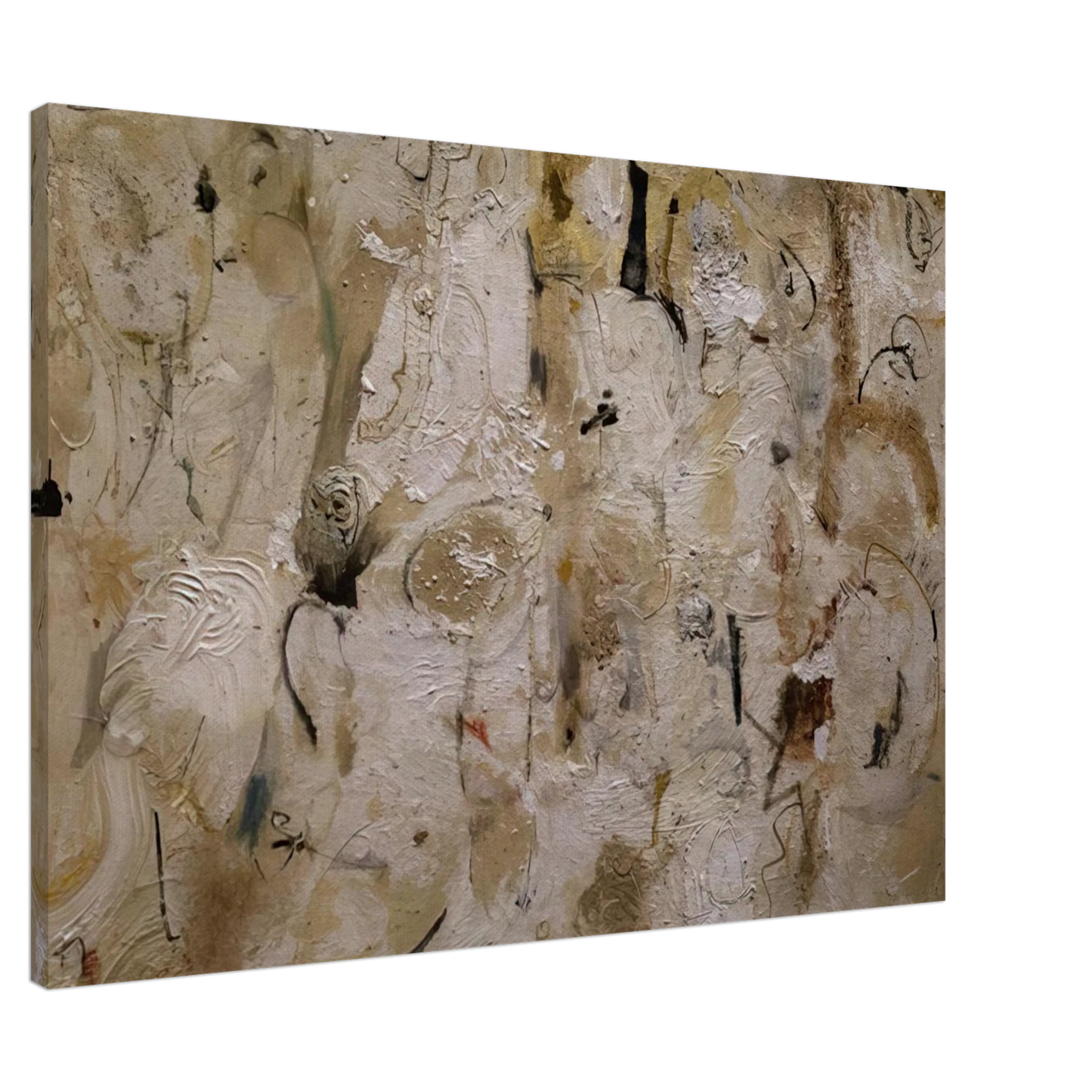 Helen Frankenthaler - Painted on 21st Street - 1951 Canvas - 20x30 cm / 8x12 inches-canvas