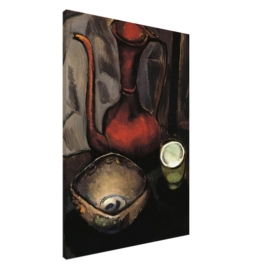 Man Ray - STILL LIFE WITH RED TEA KETTLE Canvas - 20x30 cm / 8x12 inches-canvas