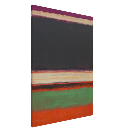 Mark Rothko - No.3No.13 Magenta, Black, Green on Orange - 1949 Canvas - 20x30 cm / 8x12 inches-canvas