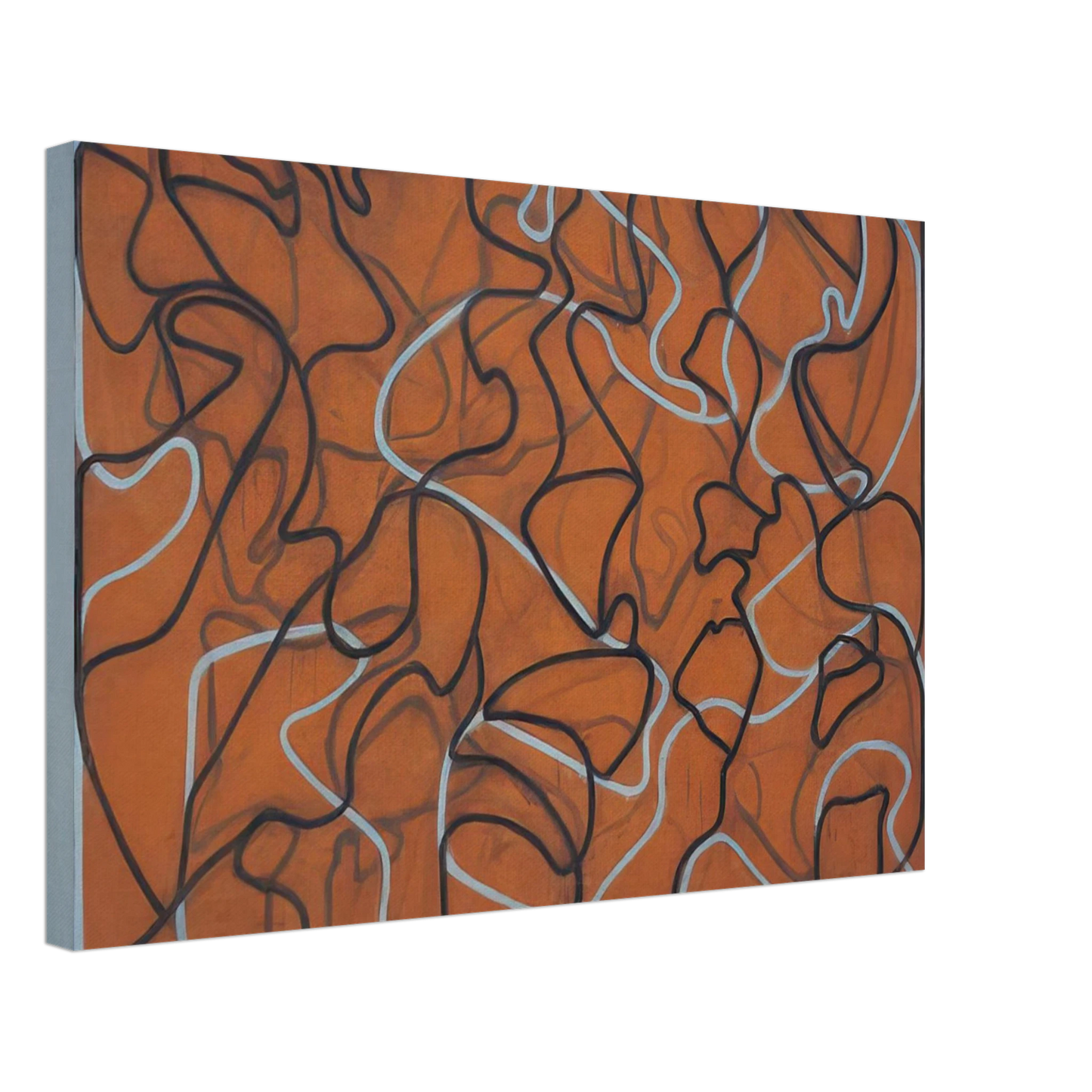 Brice Marden - Red Ground Letter - 2010 Canvas - 70x100 cm / 28x40 inches-canvas