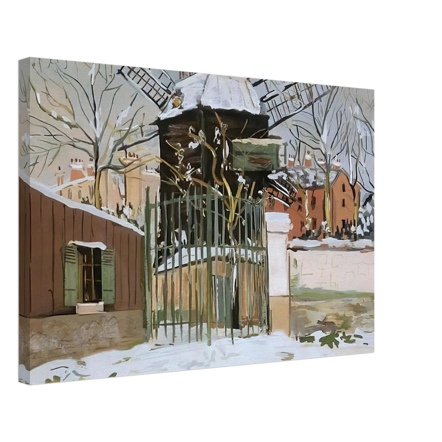 Maurice Utrillo - MOULIN DE LA GALETTE 2 Canvas - 40x60 cm / 16x24 inches-canvas