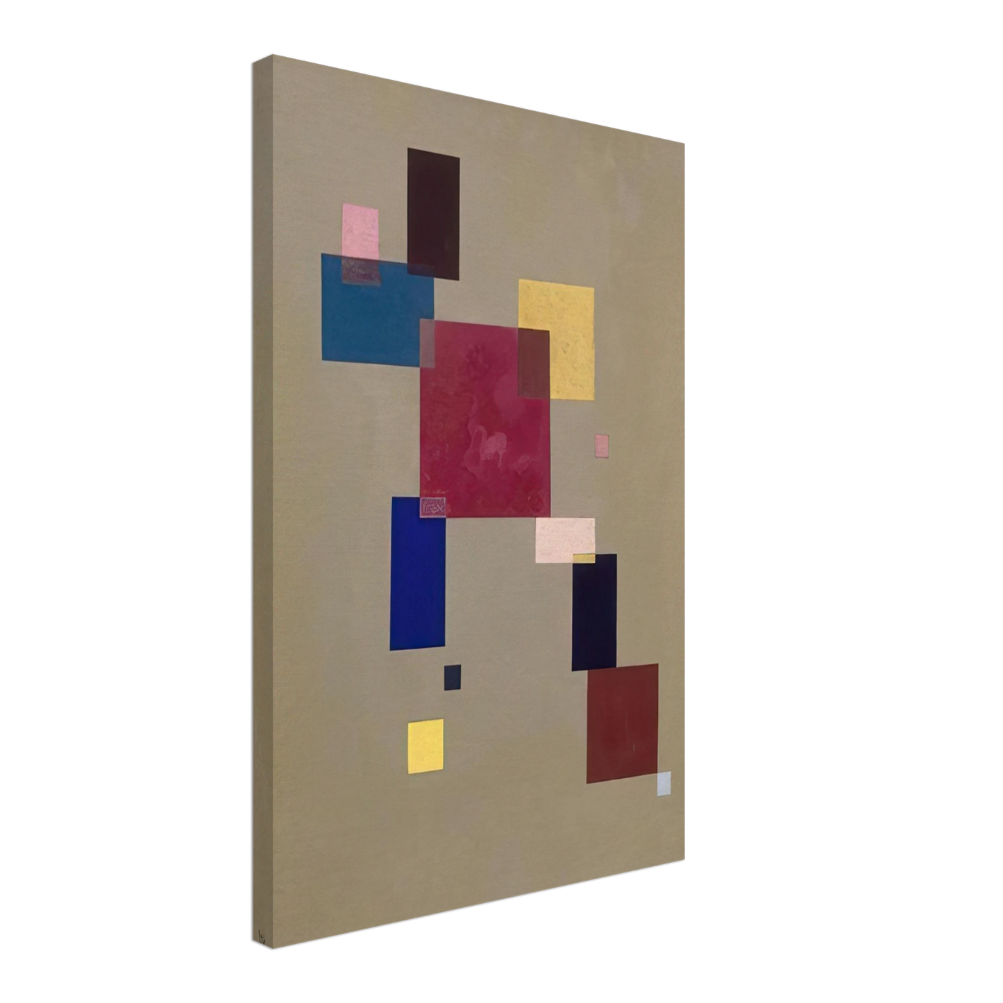 Wassily Kandinsky - THREE RECTANGLES 1930 Canvas - 70x100 cm / 28x40 inches-canvas