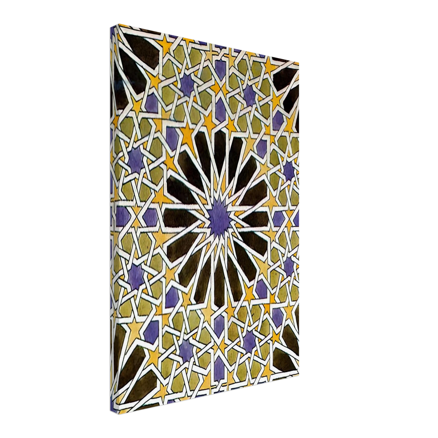 MC Escher - MURAL MOSAIC IN THE ALHAMBRA Canvas - 70x100 cm / 28x40 inches-canvas