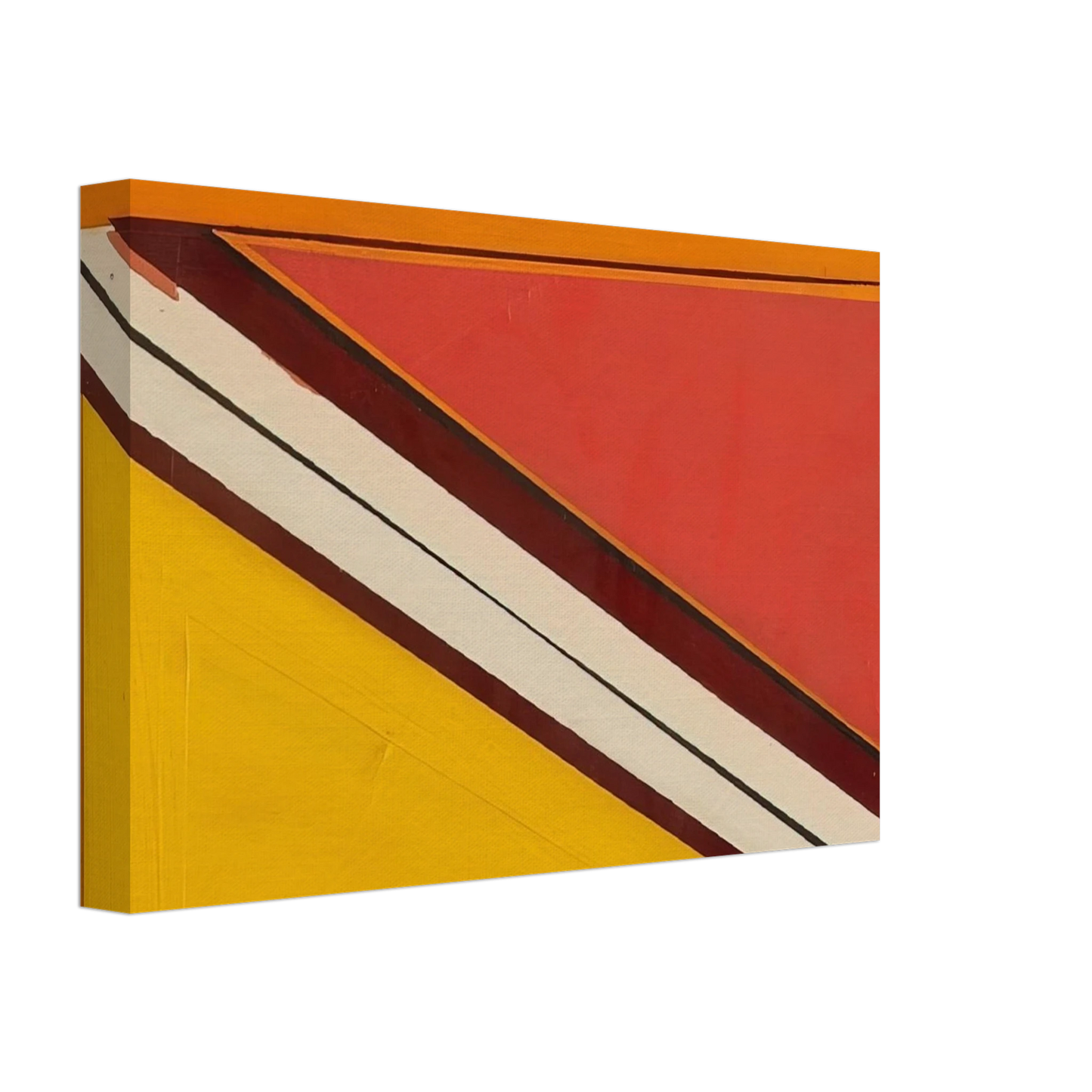 Larry Zox - Diagonal 4 - 1963 Canvas - 70x100 cm / 28x40 inches-canvas