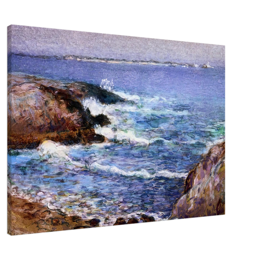 Childe Hassam - Cannon Beach, Oregon Canvas - 20x30 cm / 8x12 inches-canvas