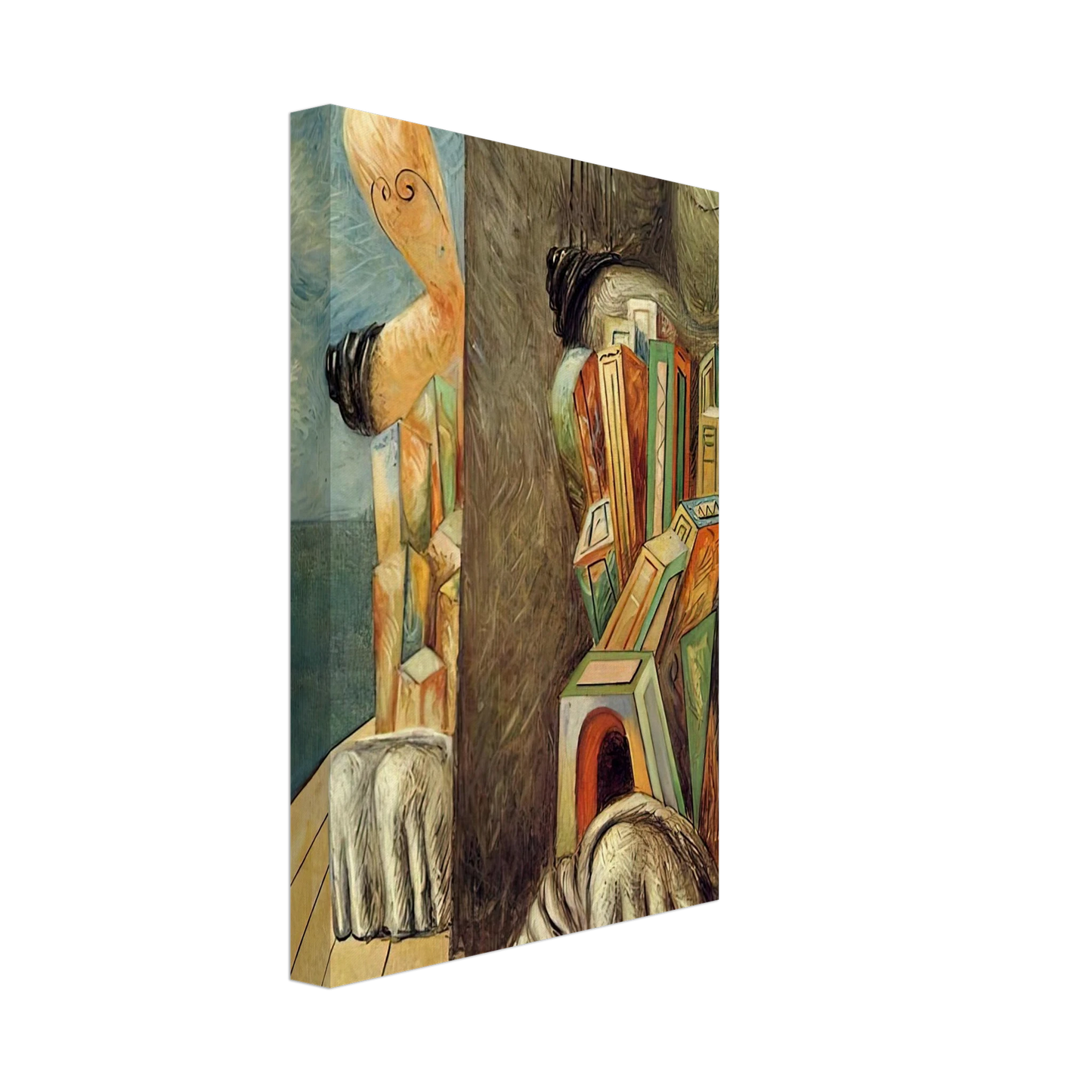 Giorgio de Chirico - ARCHAEOLOGISTS 1926 Canvas - 40x60 cm / 16x24 inches-canvas