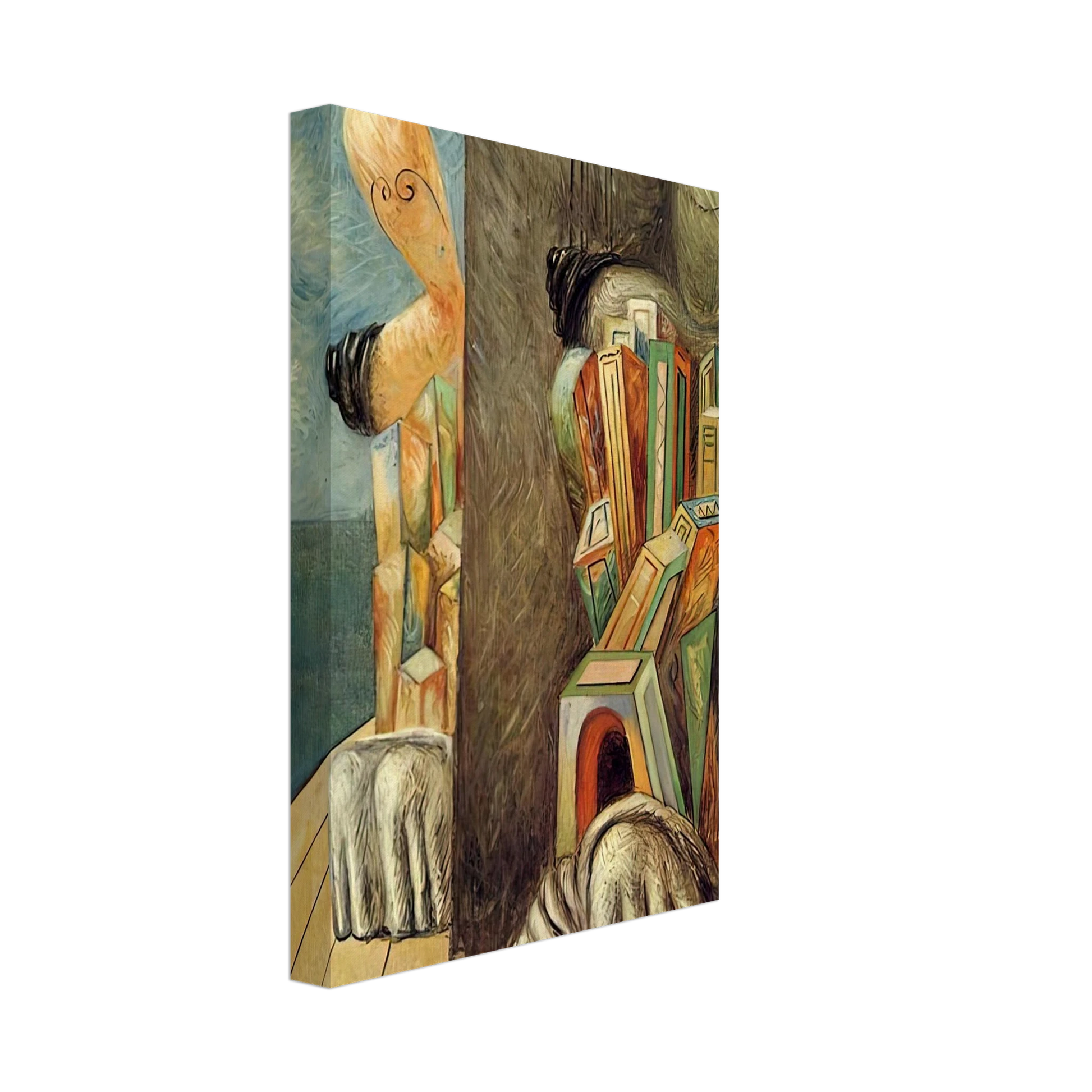 Giorgio de Chirico - ARCHAEOLOGISTS 1926 Canvas - 40x60 cm / 16x24 inches-canvas