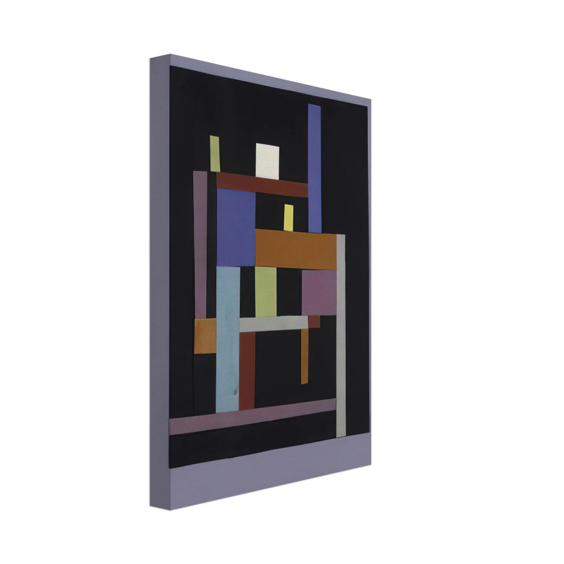 Ad Reinhardt - Collage - 1938 Canvas - 70x100 cm / 28x40 inches-canvas