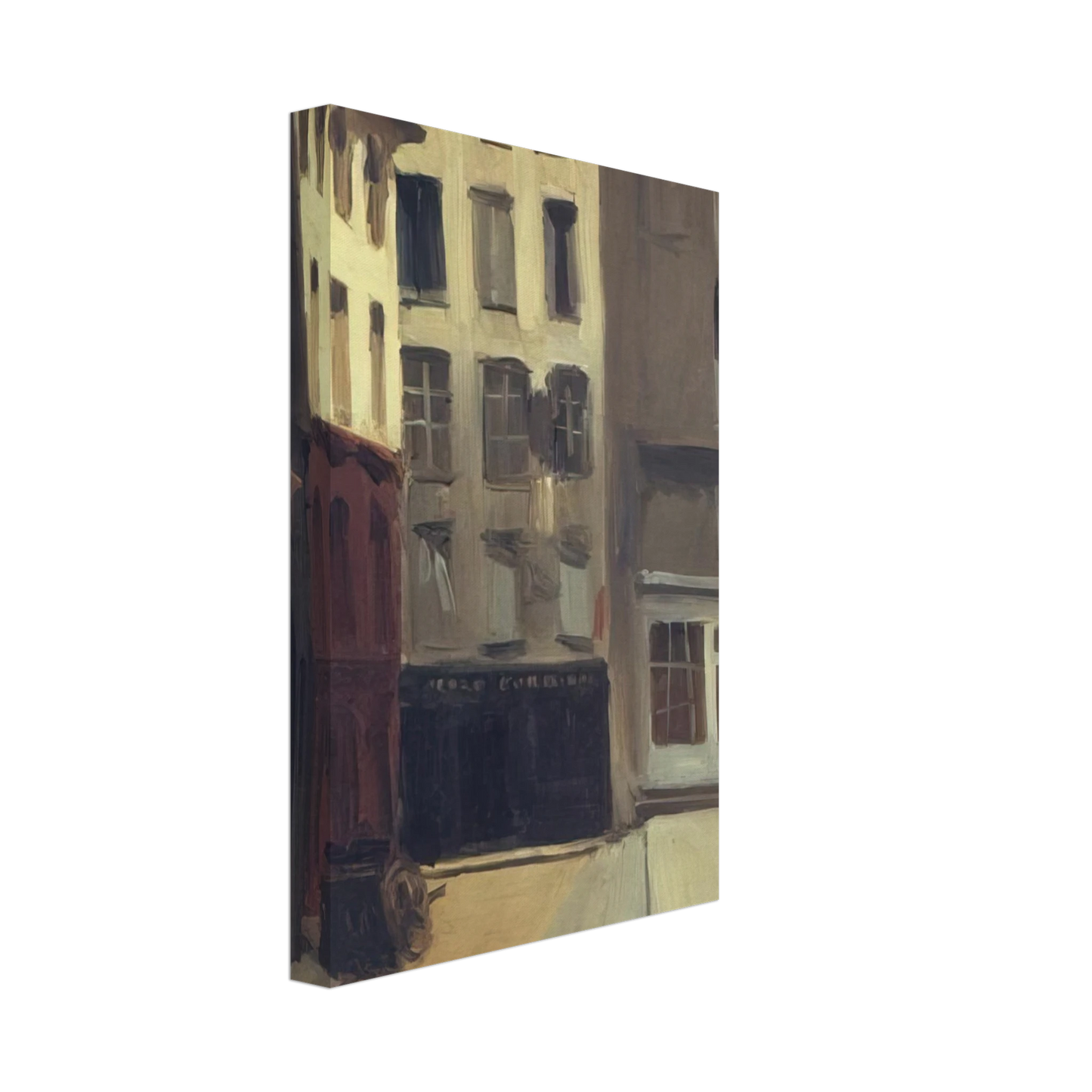 Edward Hopper - Paris Street Canvas - 40x60 cm / 16x24 inches-canvas